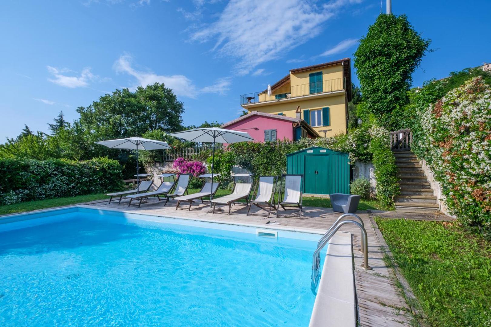 Villa Di Campagna 10 Posti Con Piscina Privata Castellina Marittima Kültér fotó
